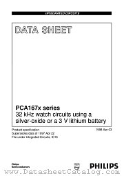 PCA1673U/10/F2 datasheet pdf Philips