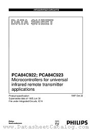 PCA84C923CT datasheet pdf Philips