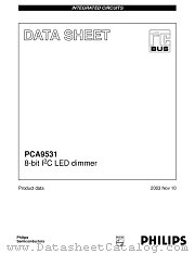 PCA9531 datasheet pdf Philips