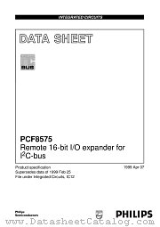 PCF8575TS datasheet pdf Philips
