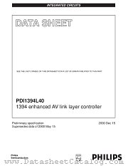 PDI1394L40BE datasheet pdf Philips