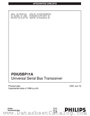 PDIUSBP11APW datasheet pdf Philips
