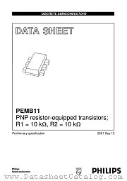 PEMB11 datasheet pdf Philips