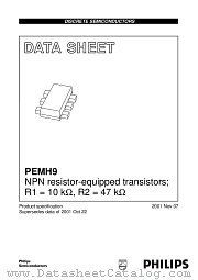 PEMH9 datasheet pdf Philips