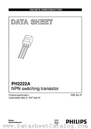 PH2222A datasheet pdf Philips