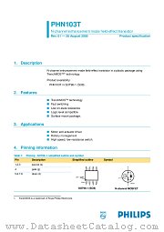 PHN103T datasheet pdf Philips