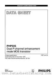PHP225 datasheet pdf Philips