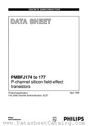 PMBFJ177 datasheet pdf Philips