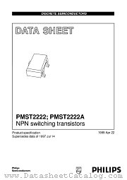PMST2222A datasheet pdf Philips