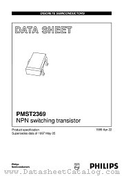 PMST2369 datasheet pdf Philips