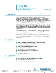 PTN3342D datasheet pdf Philips