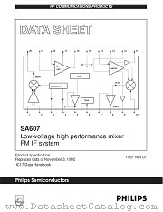 SA607 datasheet pdf Philips