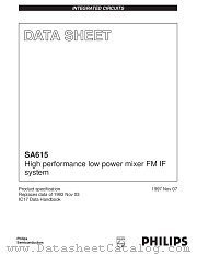 SA615DK datasheet pdf Philips