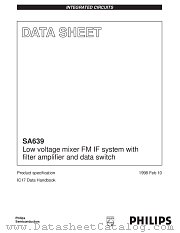 SA639 datasheet pdf Philips