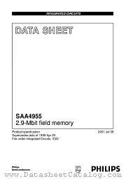 SAA4955 datasheet pdf Philips