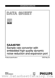 SAA4979 datasheet pdf Philips