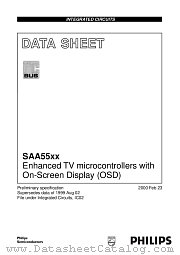 SAA5563 datasheet pdf Philips