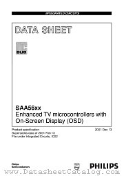 SAA5667 datasheet pdf Philips