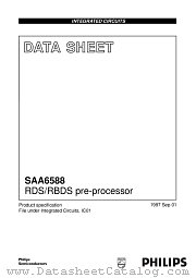 SAA6588 datasheet pdf Philips