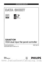 SAA6713H/V1 datasheet pdf Philips
