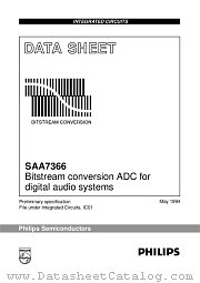 SAA7366 datasheet pdf Philips