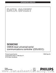 SC68C562C1A datasheet pdf Philips