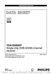TDA10085HT datasheet pdf Philips