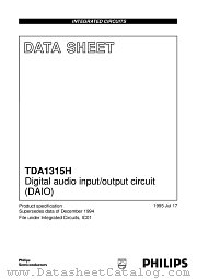 TDA1315 datasheet pdf Philips