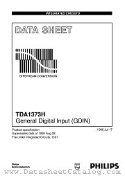 TDA1373H datasheet pdf Philips