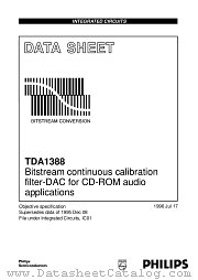 TDA1388 datasheet pdf Philips