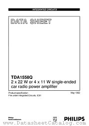 TDA1558 datasheet pdf Philips