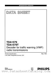 TDA1579T datasheet pdf Philips