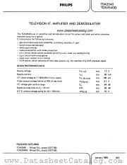 TDA2540 datasheet pdf Philips
