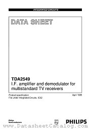 TDA2549 datasheet pdf Philips