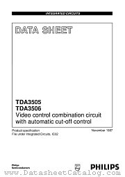 TDA3505 datasheet pdf Philips