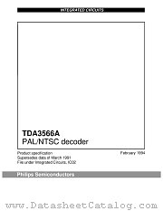 TDA3566A datasheet pdf Philips