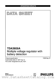 TDA3606AT datasheet pdf Philips