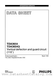 TDA3654Q datasheet pdf Philips