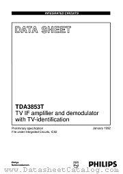 TDA3853T datasheet pdf Philips