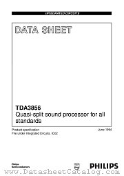 TDA3856 datasheet pdf Philips