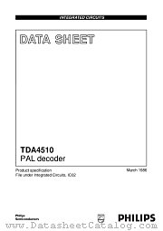 TDA4510 datasheet pdf Philips