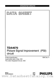 TDA4670 datasheet pdf Philips