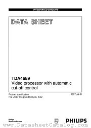 TDA4689 datasheet pdf Philips