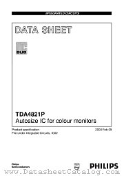TDA4821P datasheet pdf Philips