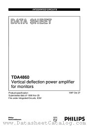 TDA4860 datasheet pdf Philips