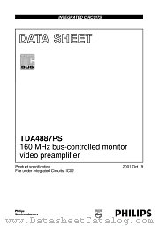 TDA4887PS datasheet pdf Philips