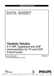 TDA5630T datasheet pdf Philips