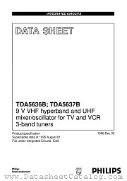 TDA5637B datasheet pdf Philips