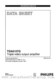 TDA6107Q datasheet pdf Philips