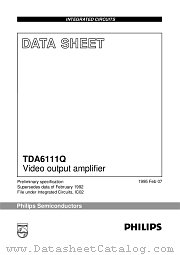 TDA6111 datasheet pdf Philips